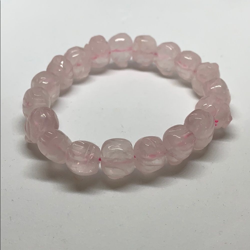 Rose quart 🐷 bracelet